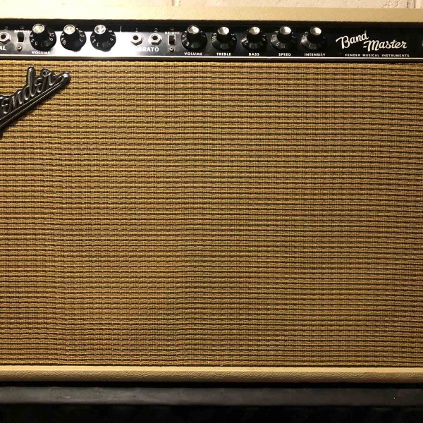 1963 Fender Bandmaster in a 2x10 combo cabinet