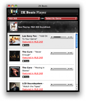 2K Sports break-out beats player