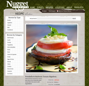 Nugget Market recipe page