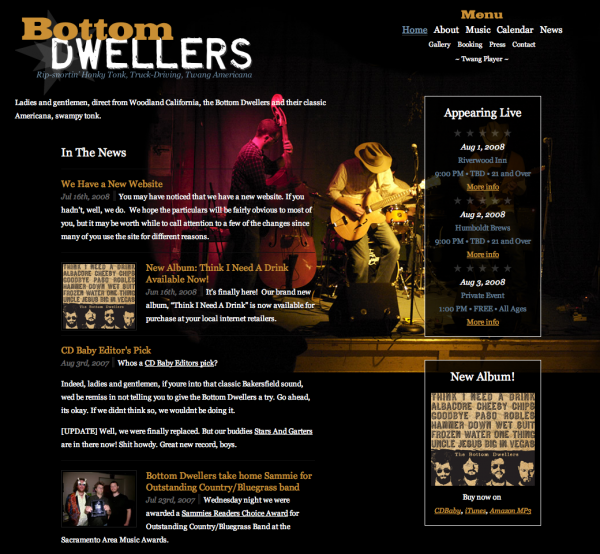 Bottom Dwellers home page