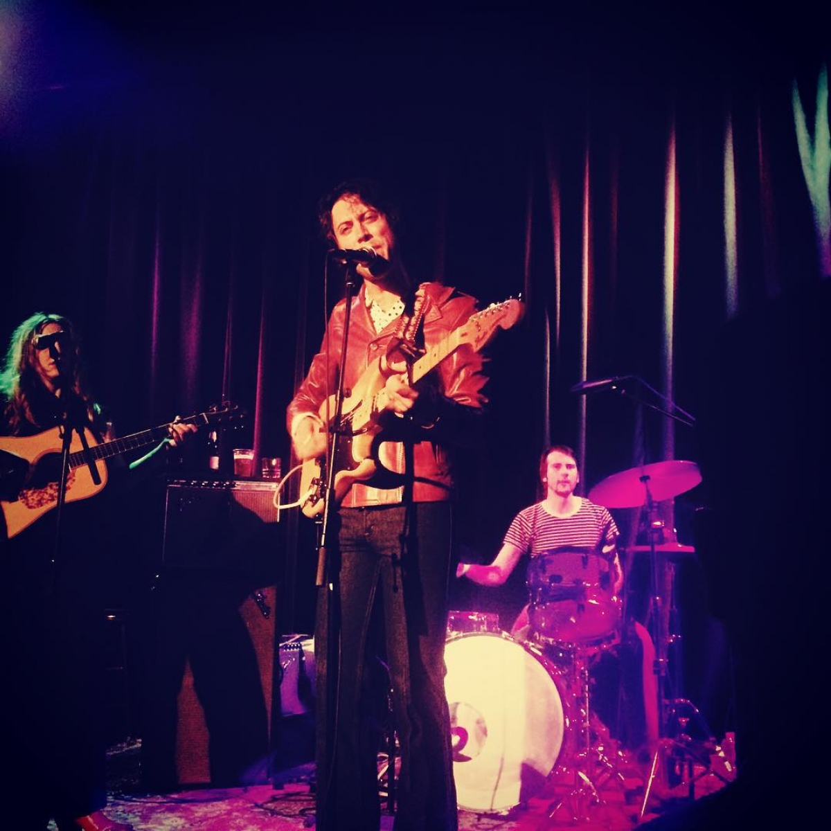 Daniel Romano performing with the Trilliums