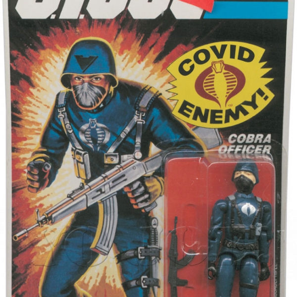 Vintage G.I. Joe Cobra Officer action figure mint in box