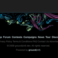 compliant browsers rendering of the footer