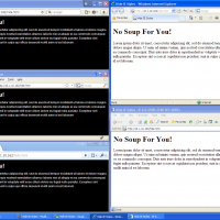 Hiding styles from Internet Explorer