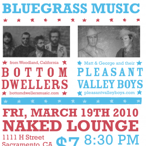 Bottom Dwellers/Pleasant Valley Boys Poster