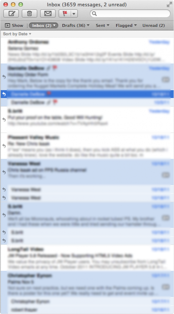 Mail.app in Mac OS X Lion