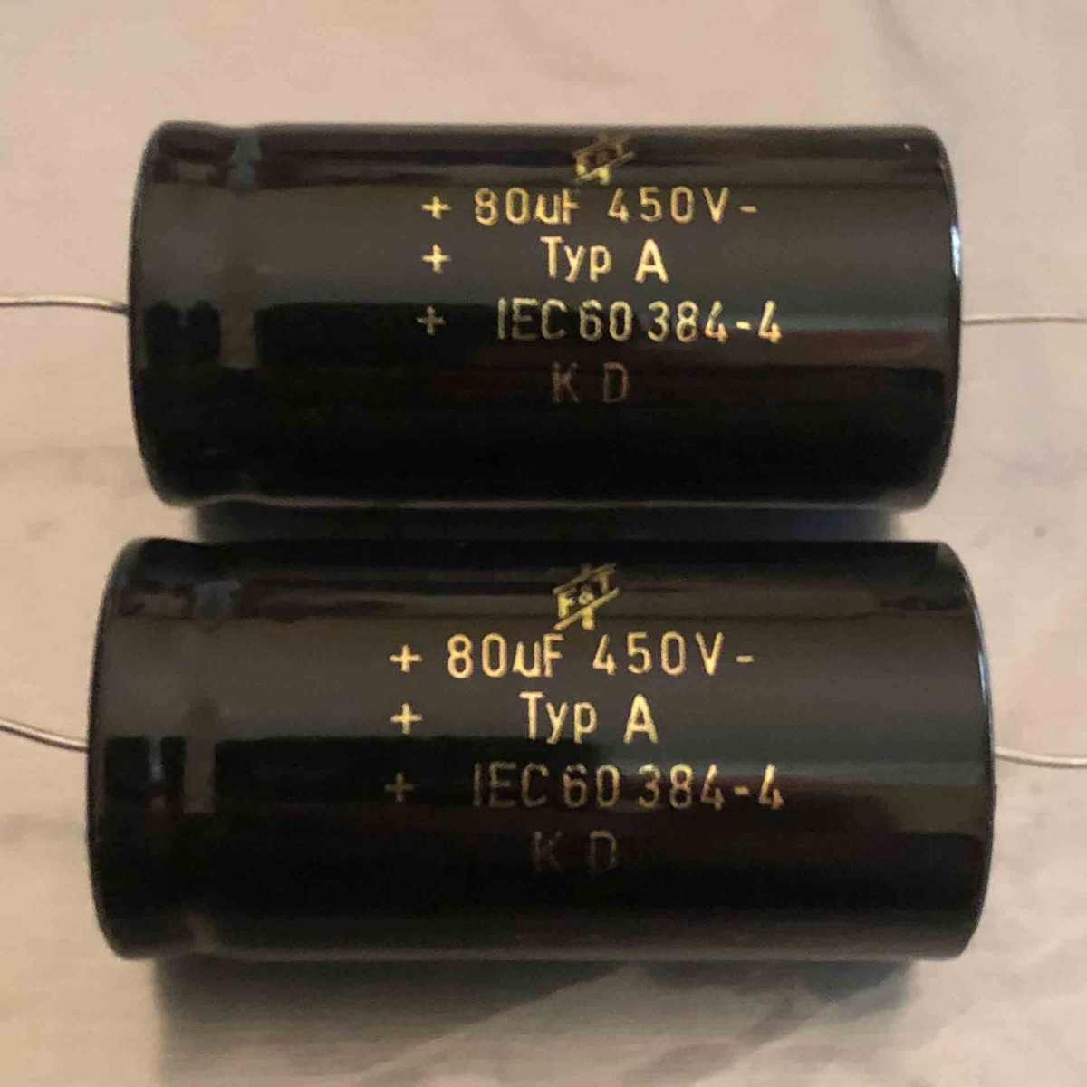 New F&T filter caps